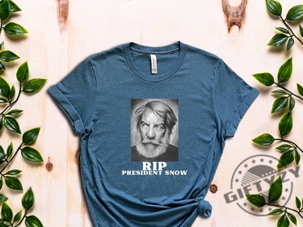 Rip Donald Sutherland President Snow Hunger Games Shirt giftyzy 2