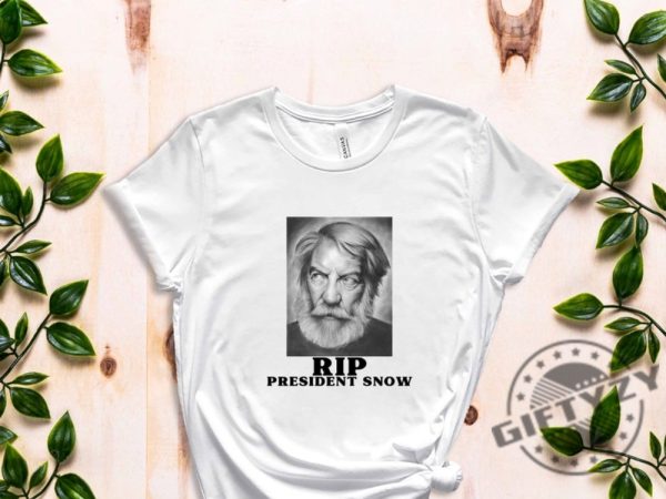 Rip Donald Sutherland President Snow Hunger Games Shirt giftyzy 3