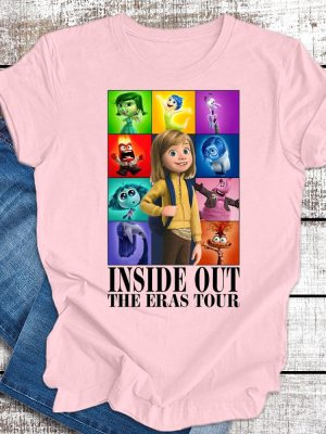 Disneyland Pixar Inside Out Eras Tour Shirt Disneyland Inside Out Movie 2024 Shirt Disneyland Family Vacation 2024 revetee 3