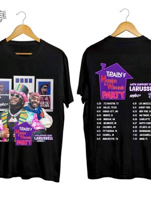 T Pain 2024 Tour Shirt Mansion In Wiscansin Party Tour 2024 Shirt T Pain Fan Shirt T Pain Country Songs revetee 2