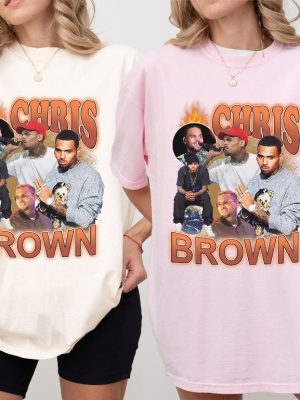 Vintage Chris Brown T Shirt Chris Brown Homage 90S Graphic Tee Gift For Fan revetee 2