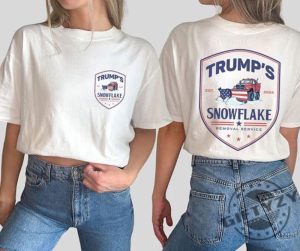 Trump Snowflake Removal Service Political Republican Party Trump 2020 Shirt giftyzy 2