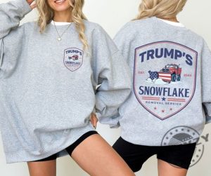 Trump Snowflake Removal Service Political Republican Party Trump 2020 Shirt giftyzy 4