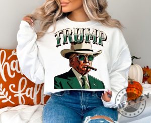 Cowboy Western Make America Great Donald Daddy Trump 2024 Shirt giftyzy 3