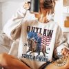 Outlaw State Of Mind President Design Western Donald Daddy Shirt giftyzy 2