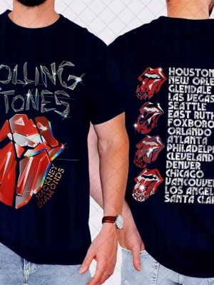 Rolling Stones 2024 Tour Tee Shirt Rolling Stones Denver Opening Act Rolling Stones Denver Tickets Rolling Stones Denver Setlist revetee 2