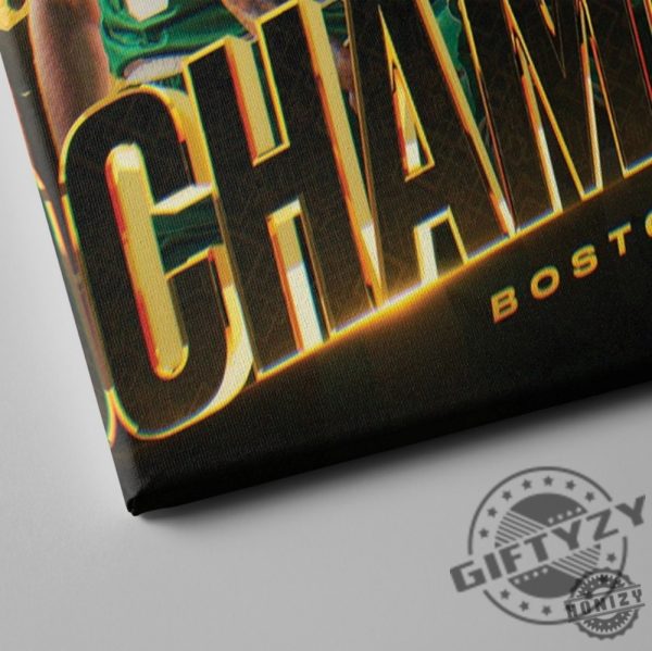 Boston Celtics 2024 Nba Championship Canvas Wall Art Home Decor Framed Poster Print giftyzy 7