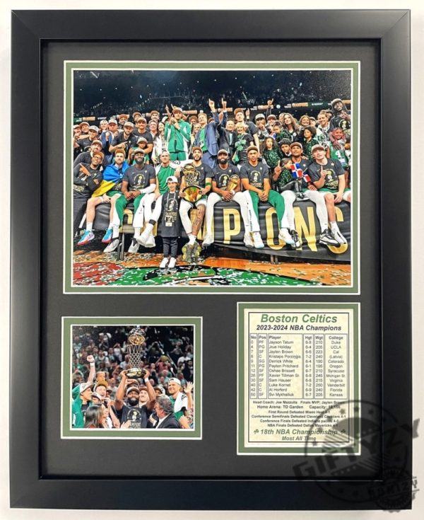 Boston Celtics 20232024 Nba Champions Poster Canvas giftyzy 1