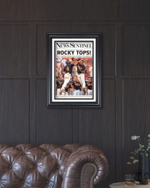 2024 Tennessee Volunteers Cws Champions Rocky Tops Framed Commemorative Poster giftyzy 4