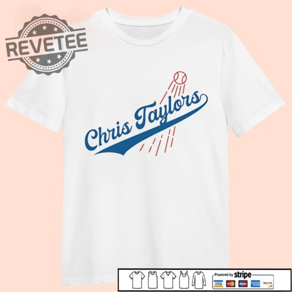 Chris Taylor Dodgers Shirt Unique Dodgers Chris Taylor T Shirt New Dodgers Chris Taylor Hoodie revetee 3