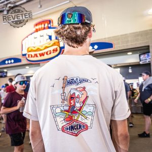 Unique Baseball Lifestyle Giveaway Shirt Baseball Hot Dog Summer Tee Giveaway Dingers revetee 2