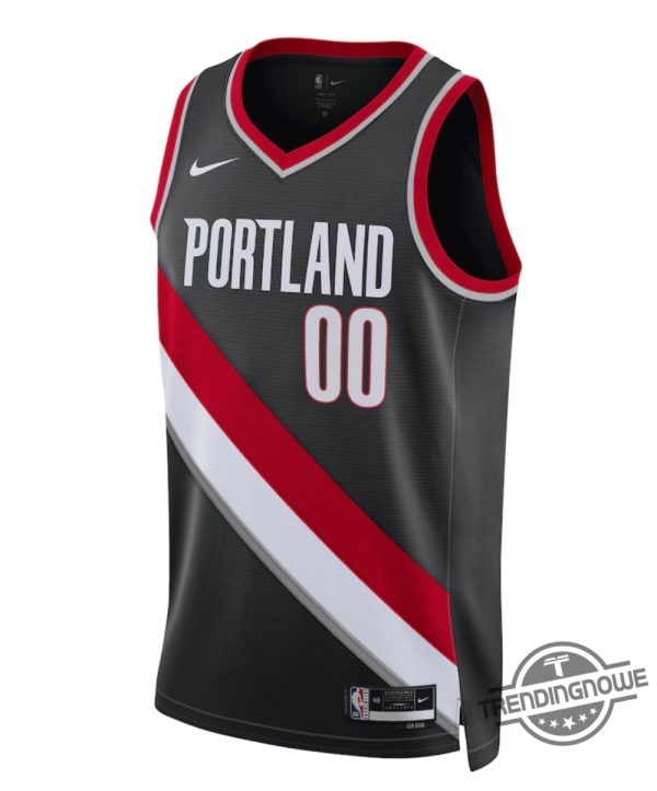 Portland Trailblazers Icon Swingman Jersey Nba 2024 Draft First Round Pick trendingnowe 1