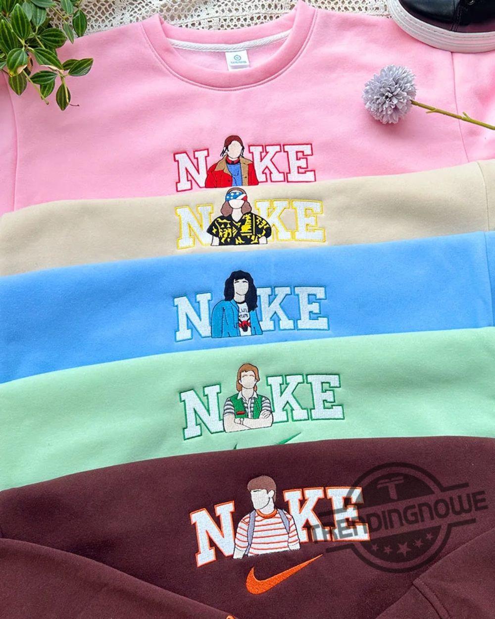 Stranger Things Embroidered Sweatshirt 8 Stranger Things Embroidered Sweatshirt