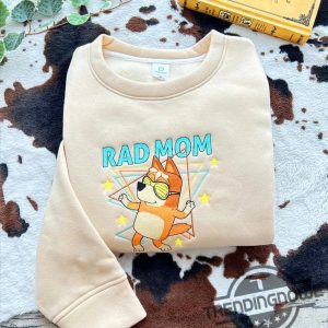 Rad Mom Rad Dad Bluey Embroidered Shirt Bluey Family Embroidered Shirt trendingnowe 3