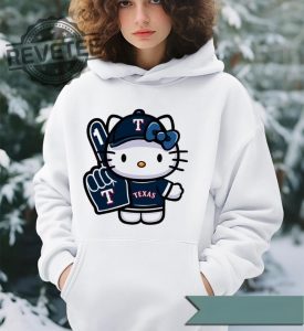 Hello Kitty Texas Rangers Baseball 2024 Shirts Texas Rangers Hello Kitty 2024 Shirt Hello Kitty Texas Rangers Hoodie revetee 1