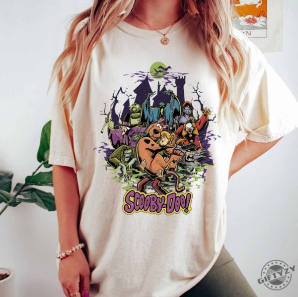 Vintage Sanguisugabogg Scooby Doo Retro Halloween Movies Shirt giftyzy 1