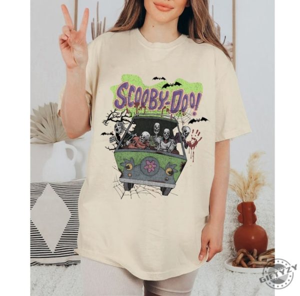 Sanguisugabogg Scooby Doo Halloween Ghost Halloween Skeleton Ghost Shirt giftyzy 4