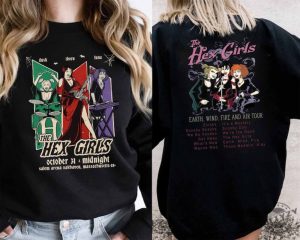 The Hex Girls Rock Band Music 2 Sides Shirt giftyzy 2