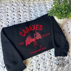 house of the dragon daemon targaryen caraxes embroidered sweatshirt t shirt hoodie fire and blood laughinks 4