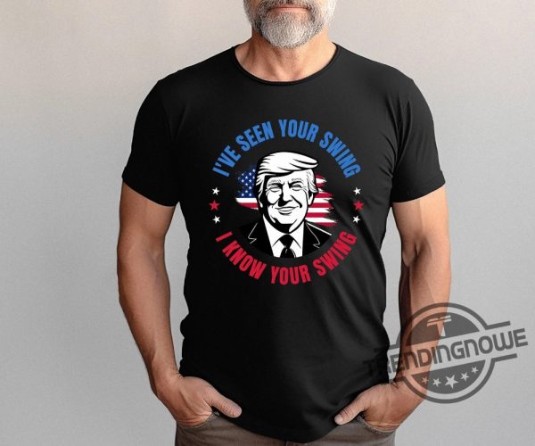 Trump Biden Debate Shirt I Know Your Swing T Shirt 2024 Election Donald Trump Golf Quote Funny Presidential Election Shirt trendingnowe 1