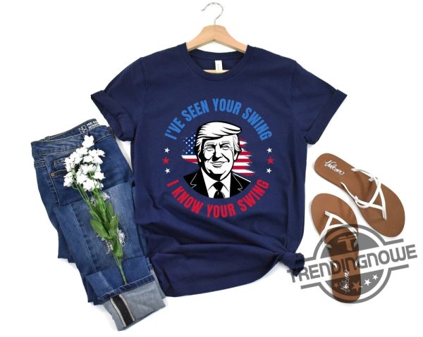 Trump Biden Debate Shirt I Know Your Swing T Shirt 2024 Election Donald Trump Golf Quote Funny Presidential Election Shirt trendingnowe 3