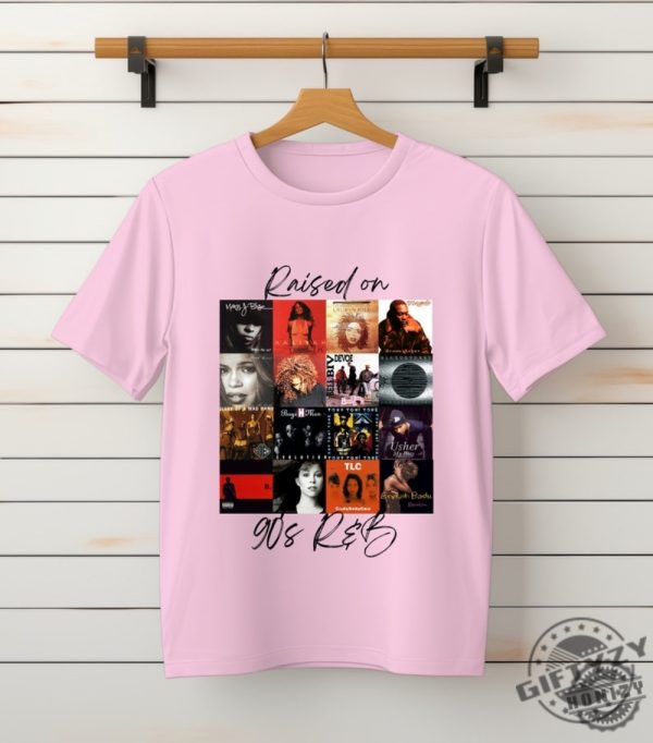 Raised On 90S Rb Album Cover Shirt Music Artist Sweatshirt Music Lover Tshirt Black History Hoodie Nostalgia Shirt giftyzy 7