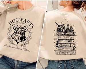 Wizard School Vintage Style Wizard Shirt Bookish Gift For Fan giftyzy 4