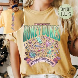 Wizard School Fandom Honey Dukes Legendary Wizarding Sweet Shirt giftyzy 4