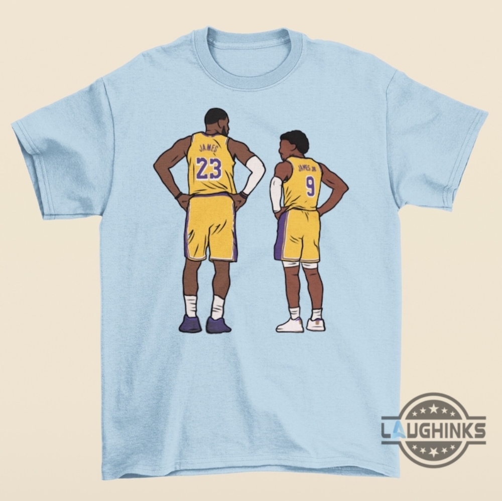 Lebron And Bronny James Los Angeles Lakers Shirt Sweatshirt Hoodie