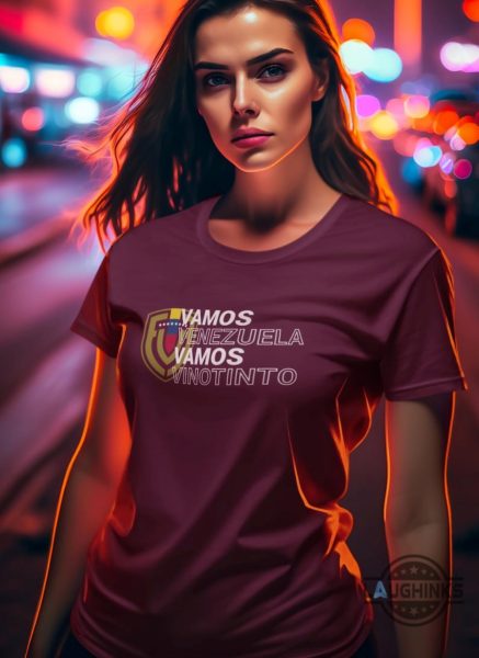 vamos la vinotinto venezuela soccer shirt sweatshirt hoodie copa america 2024 gift laughinks 7