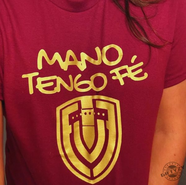 Mano Tengo Fe Franela De La Vino Tinto Venezuela Copa America Tshirt De La Vinotinto Camiseta Mano Tengo Fe Manotengofe Shirt giftyzy 2