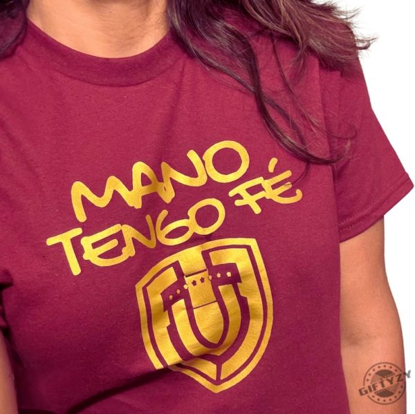 Mano Tengo Fe Franela De La Vino Tinto Venezuela Copa America Tshirt De La Vinotinto Camiseta Mano Tengo Fe Manotengofe Shirt giftyzy 3
