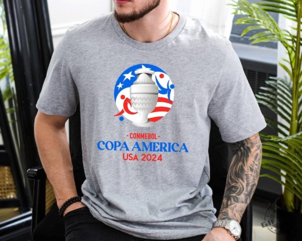 Copa America Usa 2024 Tshirt Soccer Fan Sweatshirt Football Tournament Apparel Football Championship Hoodie Cup Shirt giftyzy 1