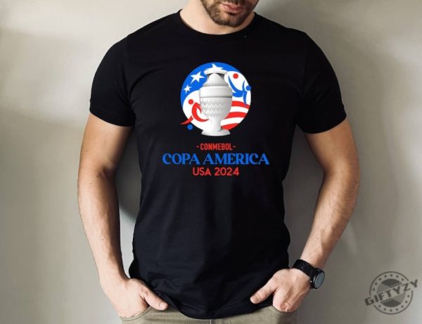 Copa America Usa 2024 Tshirt Soccer Fan Sweatshirt Football Tournament Apparel Football Championship Hoodie Cup Shirt giftyzy 2
