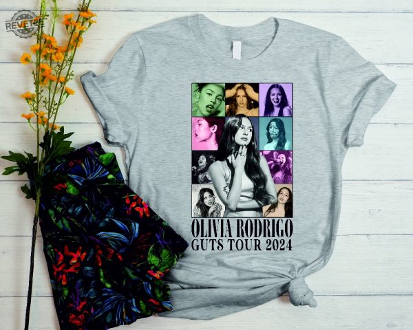 Guts Tour Setlist Olivia Rodrigo Shirt Guts Tour Setlist Shirt Olivia Rodrigo Guts Tour Shirt Olivia Rodrigo Setlist Guts Shirt revetee 4