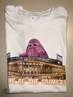 Home Of The Grimets New York Mets Grimace Shirt giftyzy 3