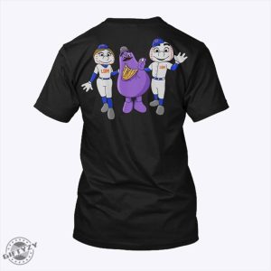 Lgm New York Mets And Friends Grimace Monster Shirt giftyzy 3