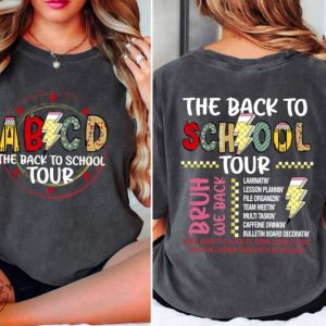 The Back To School Tour Shirt Abcd Teacher Sweatshirt Teacher Gift Back To School Tshirt First Day Of School Teacher Shirt giftyzy 4