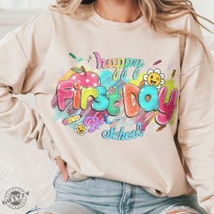 Happy First Day Of School Shirt Special Teacher Gifts giftyzy 3