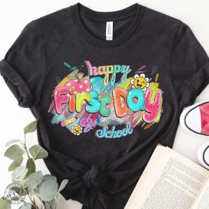 Happy First Day Of School Shirt Special Teacher Gifts giftyzy 4