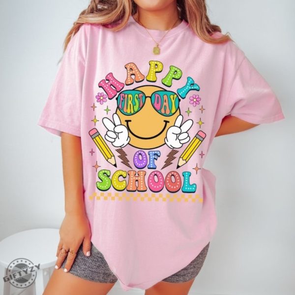 Teacher Gift First Day Of School Sweatshirt Back To School Tshirt 1St Day Of School Shirt giftyzy 5