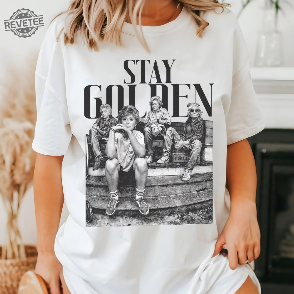 Vintage Golden Girls Stay Golden Shirt The Golden Girls Fan Shirt Golden Girls Lover Gift Stay Golden Squad Tee