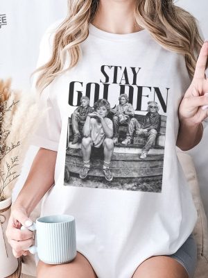 Vintage Golden Girls Stay Golden Shirt The Golden Girls Fan Shirt Golden Girls Lover Gift Stay Golden Squad Tee revetee 2