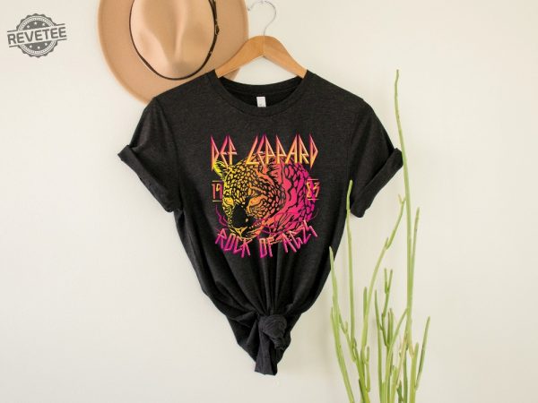 Rock Of Ages Def Lep Concert Shirt The Nothin Farm revetee 3