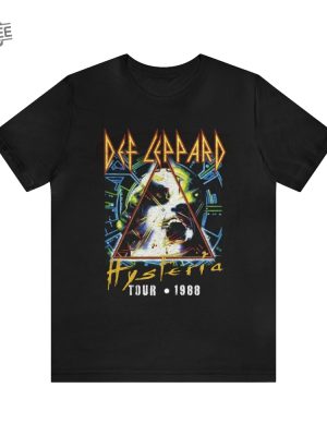 Def Leppard Lets Get Rocked T Shirt Def Leppard Hershey Pa T Shirt Def Leppard Tour T Shirt revetee 4