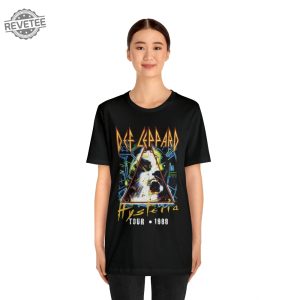 Def Leppard Lets Get Rocked T Shirt Def Leppard Hershey Pa T Shirt Def Leppard Tour T Shirt revetee 5