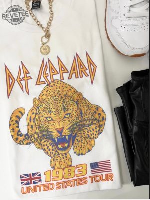 Def Leppard 1983 T Shirt Def Leppard Tshirt Def Leppard Albums T Shirt Unique revetee 2