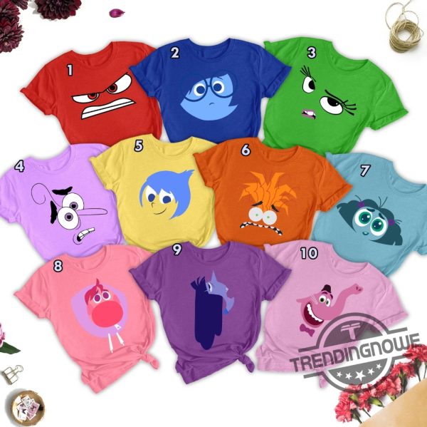 Inside Out Emotions Shirt Its Okay To Feel All The Feels Shirt Core Memory Day Shirt Inside Out 2 Movie Characters Tee trendingnowe 1