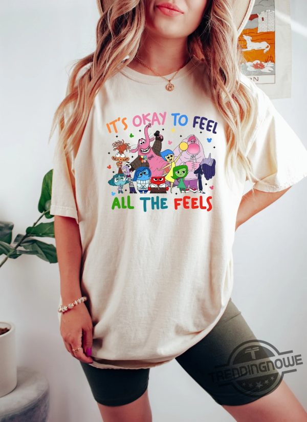 Inside Out Its Okay To Feel All The Feels Shirt Inclusion Shirt Speech Therapy Shirt Inside Out 2 Shirt trendingnowe 1