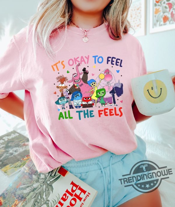 Inside Out Its Okay To Feel All The Feels Shirt Inclusion Shirt Speech Therapy Shirt Inside Out 2 Shirt trendingnowe 3